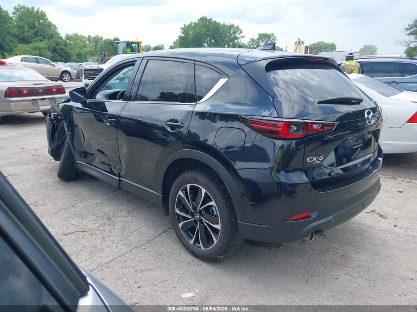 2023 Mazda Cx-5 VIN JM3KFBEM0P0174103 IAAI salvage auction — LEFT SIDE, Salvage Title, sold $9,700 on 2026-07-08 (photo 3)