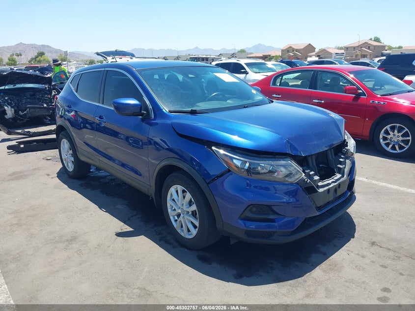 2021 Nissan Rogue VIN JN1BJ1AV0MW302934 IAAI salvage auction — FRONT END, Salvage Title, sold $2,100 on 2026-07-14 (photo 1)