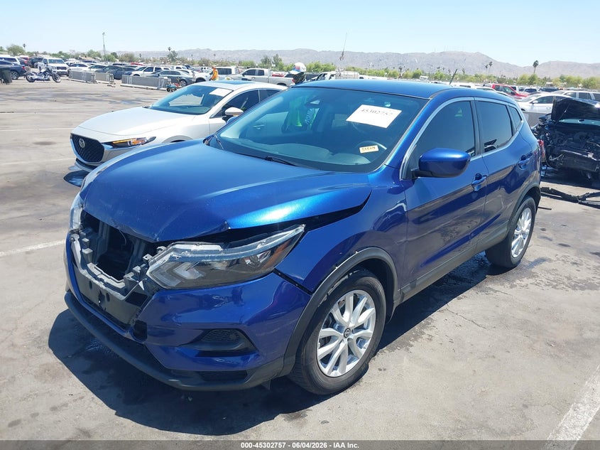 2021 Nissan Rogue VIN JN1BJ1AV0MW302934 IAAI salvage auction — FRONT END, Salvage Title, sold $2,100 on 2026-07-14 (photo 2)