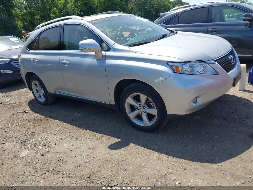 2010 Lexus Rx 350 VIN JTJBK1BA2A2009235 IAAI salvage auction — SIDE, Mv-907A (New York), sold $5,650 on 2026-07-07 (photo 1)