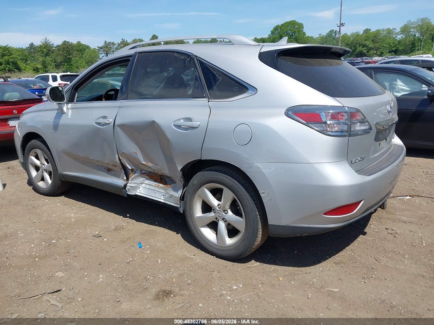 2010 Lexus Rx 350 VIN JTJBK1BA2A2009235 IAAI salvage auction — SIDE, Mv-907A (New York), sold $5,650 on 2026-07-07 (photo 3)