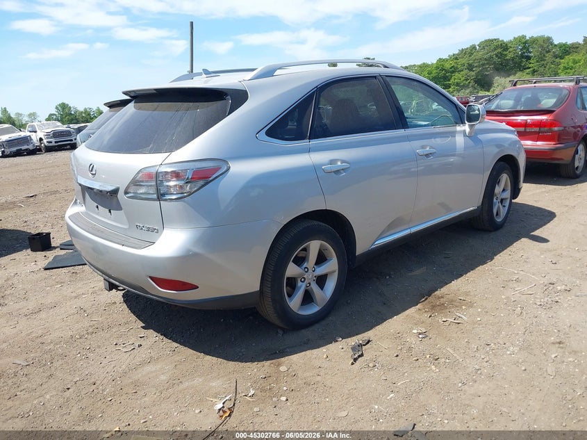 2010 Lexus Rx 350 VIN JTJBK1BA2A2009235 IAAI salvage auction — SIDE, Mv-907A (New York), sold $5,650 on 2026-07-07 (photo 4)