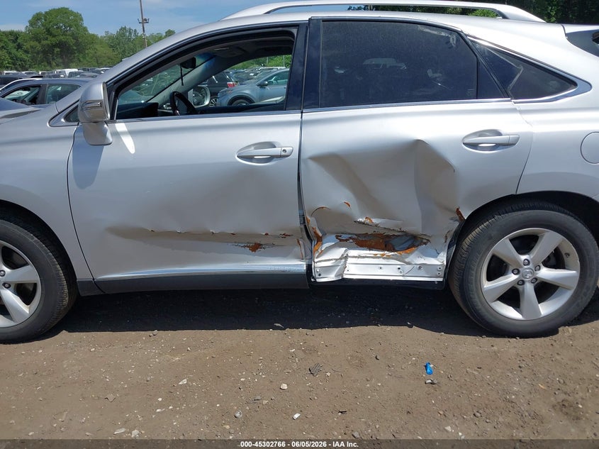 2010 Lexus Rx 350 VIN JTJBK1BA2A2009235 IAAI salvage auction — SIDE, Mv-907A (New York), sold $5,650 on 2026-07-07 (photo 6)