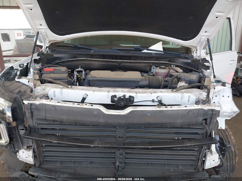 2021 Chevrolet Tahoe VIN 1GNSCRKD4MR203292 IAAI salvage auction — Front End, Clear, sold $24,000 on 2026-08-25 (photo 8)