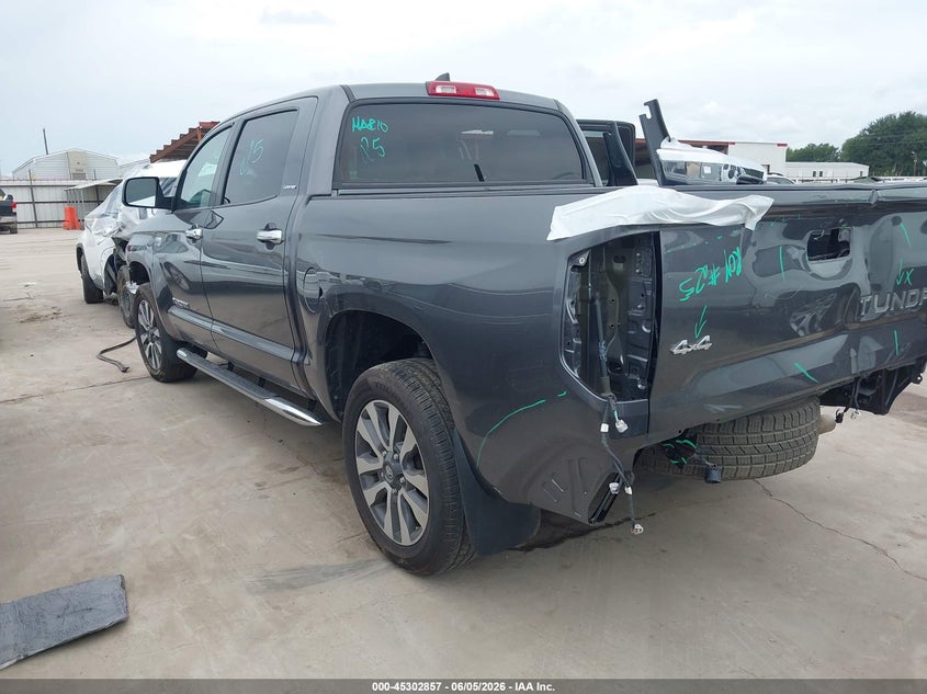 2021 Toyota Tundra VIN 5TFHY5F15MX968729 IAAI salvage auction — FRONT & REAR, Salvage Title, sold $21,000 on 2026-07-16 (photo 3)