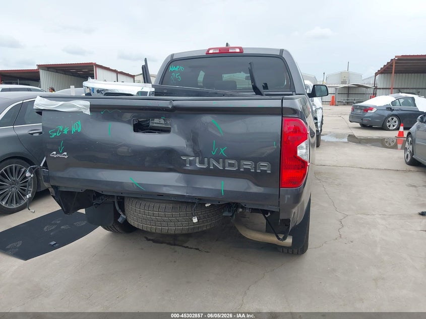 2021 Toyota Tundra VIN 5TFHY5F15MX968729 IAAI salvage auction — FRONT & REAR, Salvage Title, sold $21,000 on 2026-07-16 (photo 4)