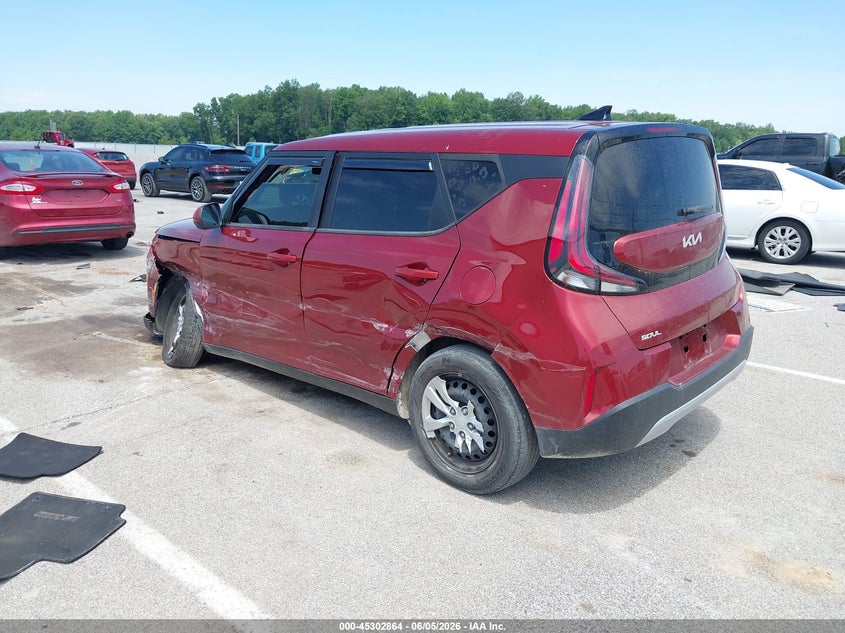 2023 Kia Soul VIN KNDJ23AU5P7188257 IAAI salvage auction — LEFT FRONT, Salvage Title, sold $2,500 on 2026-07-16 (photo 3)