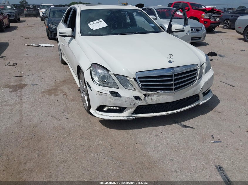 2010 Mercedes-benz E-klasse VIN WDDHF5GBXAA235691 IAAI salvage auction — FRONT END, Original (Texas), sold $1,400 on 2026-07-28 (photo 6)
