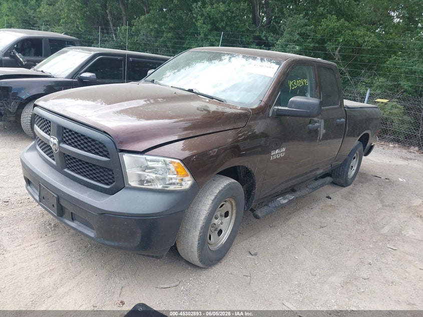 2015 Ram 1500 VIN 1C6RR7FG9FS660178 IAAI salvage auction — REAR END, Salvage Title, sold $1,750 on 2026-07-23 (photo 2)