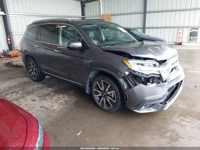 2019 Honda Pilot VIN 5FNYF6H06KB069062 IAAI salvage auction — FRONT END, Salvage Title, sold $6,700 on 2026-07-09 (photo 1)