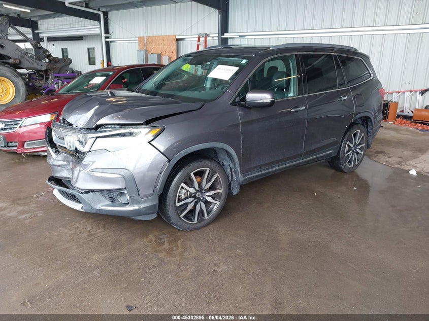 2019 Honda Pilot VIN 5FNYF6H06KB069062 IAAI salvage auction — FRONT END, Salvage Title, sold $6,700 on 2026-07-09 (photo 2)