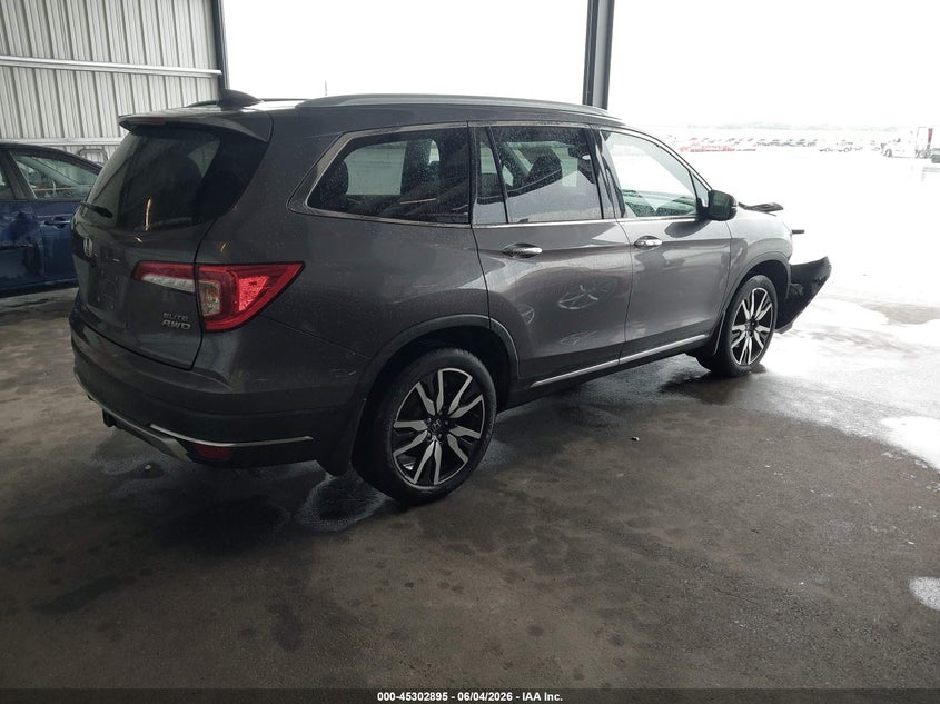 2019 Honda Pilot VIN 5FNYF6H06KB069062 IAAI salvage auction — FRONT END, Salvage Title, sold $6,700 on 2026-07-09 (photo 4)