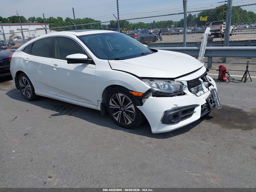 2018 Honda Civic VIN JHMFC1F32JX001053 IAAI salvage auction — FRONT END, Salvage Title, sold $3,550 on 2026-07-29 (photo 1)