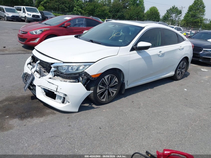 2018 Honda Civic VIN JHMFC1F32JX001053 IAAI salvage auction — FRONT END, Salvage Title, sold $3,550 on 2026-07-29 (photo 2)