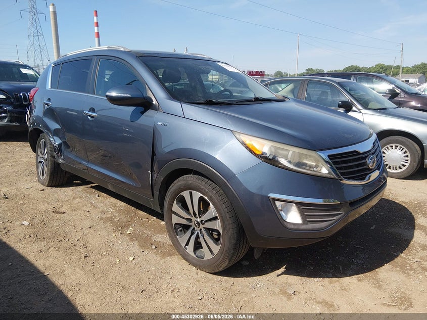 2013 Kia Sportage VIN KNDPCCA20D7513513 IAAI salvage auction — RIGHT SIDE, Salvage Title, sold $2,000 on 2026-07-22 (photo 1)
