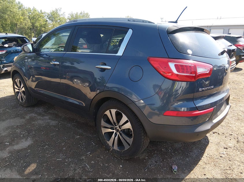 2013 Kia Sportage VIN KNDPCCA20D7513513 IAAI salvage auction — RIGHT SIDE, Salvage Title, sold $2,000 on 2026-07-22 (photo 3)