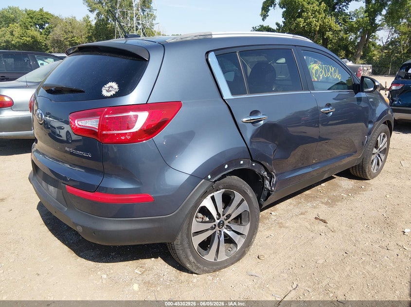 2013 Kia Sportage VIN KNDPCCA20D7513513 IAAI salvage auction — RIGHT SIDE, Salvage Title, sold $2,000 on 2026-07-22 (photo 4)