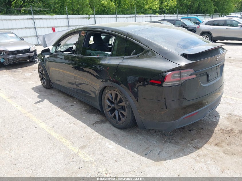 2022 Tesla Model x VIN 7SAXCDE55NF340578 IAAI salvage auction — FRONT END, Scrap (Michigan), sold $9,750 on 2026-07-30 (photo 3)