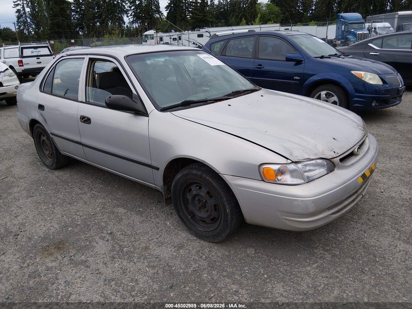 1999 Toyota Corolla VIN 1NXBR12E8XZ158761 IAAI salvage auction — NORMAL WEAR, Clear (Washington), sold $250 on 2026-07-08 (photo 1)