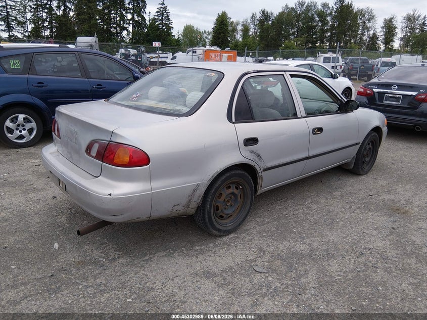 1999 Toyota Corolla VIN 1NXBR12E8XZ158761 IAAI salvage auction — NORMAL WEAR, Clear (Washington), sold $250 on 2026-07-08 (photo 4)