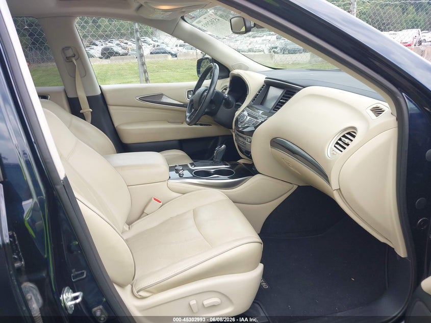 2019 Infiniti Qx60 VIN 5N1DL0MM2KC519716 IAAI salvage auction — FRONT END, Salvage (North Carolina), sold $5,750 on 2026-07-19 (photo 5)
