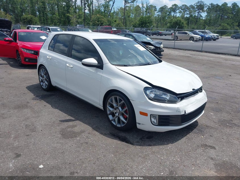 2013 Volkswagen Gti VIN WVWGV7AJ7DW140145 IAAI salvage auction — FRONT END, Salvage Title, sold $25 on 2026-07-21 (photo 1)
