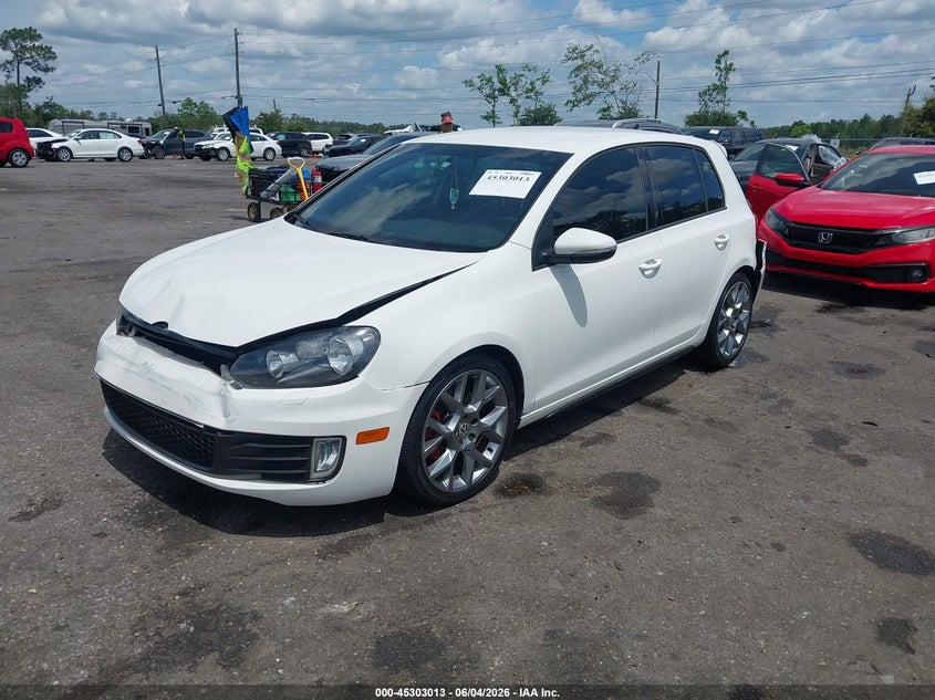 2013 Volkswagen Gti VIN WVWGV7AJ7DW140145 IAAI salvage auction — FRONT END, Salvage Title, sold $25 on 2026-07-21 (photo 2)