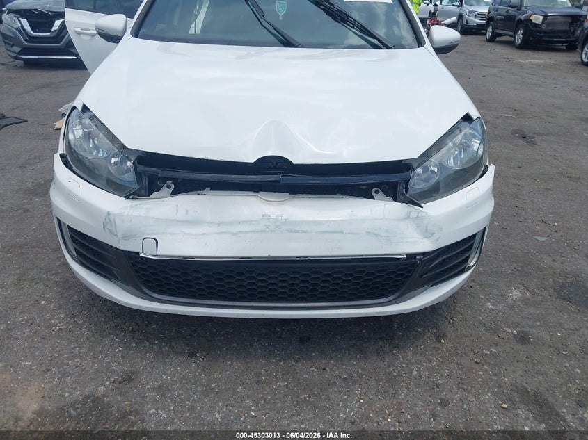 2013 Volkswagen Gti VIN WVWGV7AJ7DW140145 IAAI salvage auction — FRONT END, Salvage Title, sold $25 on 2026-07-21 (photo 6)