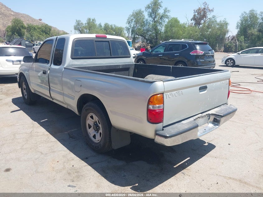 2002 Toyota Tacoma VIN 5TEVL52N12Z097652 IAAI salvage auction — REAR END, Salvage (California), sold $3,550 on 2026-07-17 (photo 3)