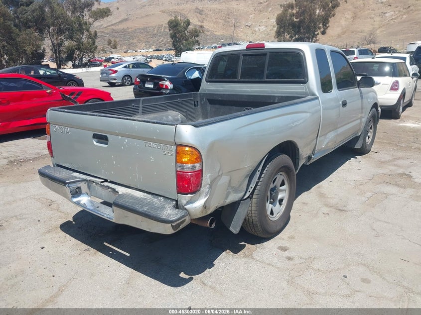 2002 Toyota Tacoma VIN 5TEVL52N12Z097652 IAAI salvage auction — REAR END, Salvage (California), sold $3,550 on 2026-07-17 (photo 4)