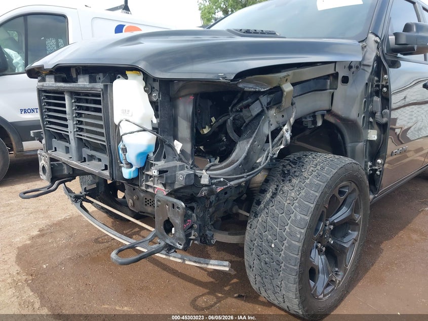 2021 Ram 1500 VIN 1C6SRFHT3MN603167 IAAI salvage auction — FRONT END, Clear (Oklahoma), sold $20,300 on 2026-08-02 (photo 6)