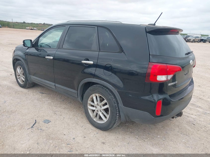 2014 Kia Sorento VIN 5XYKU4A72EG431389 IAAI salvage auction — HAIL, Original (Texas), sold $1,575 on 2026-07-30 (photo 3)