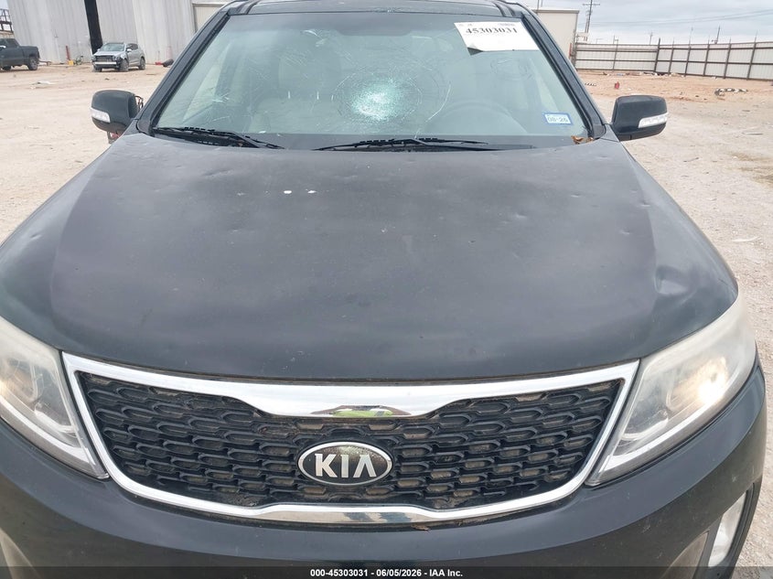 2014 Kia Sorento VIN 5XYKU4A72EG431389 IAAI salvage auction — HAIL, Original (Texas), sold $1,575 on 2026-07-30 (photo 6)