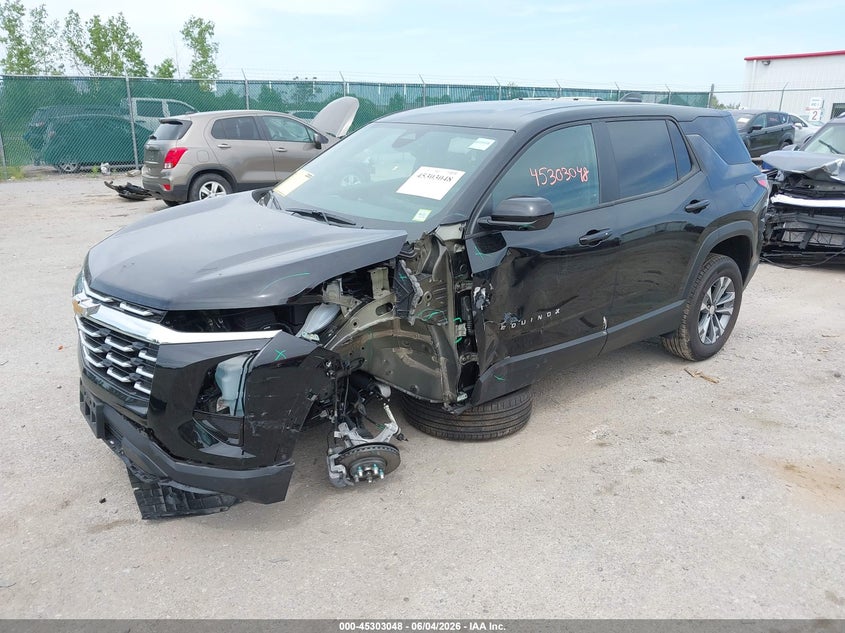 2026 Chevrolet Equinox VIN 3GNAXPEG1TL236671 IAAI salvage auction — LEFT FRONT, Salvage Title, sold $9,400 on 2026-07-05 (photo 2)