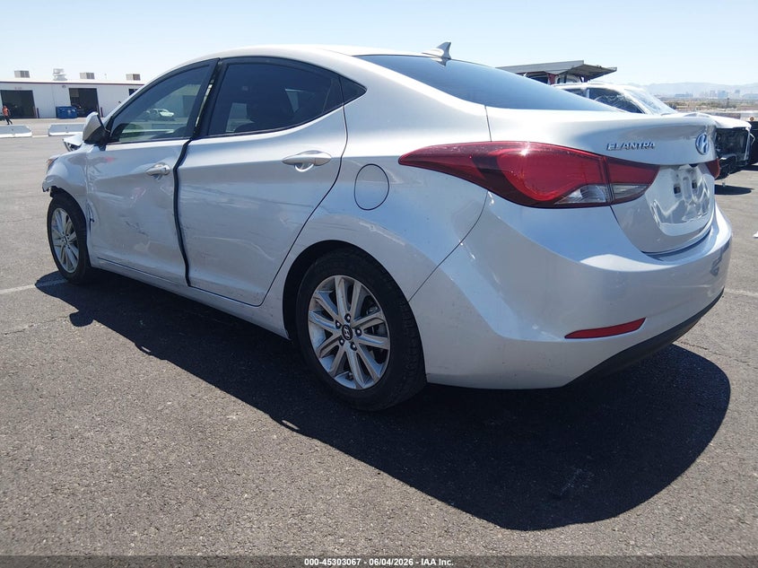2014 Hyundai Elantra VIN KMHDH4AE0EU149189 IAAI salvage auction — FRONT END, Salvage Title, sold $725 on 2026-07-10 (photo 3)