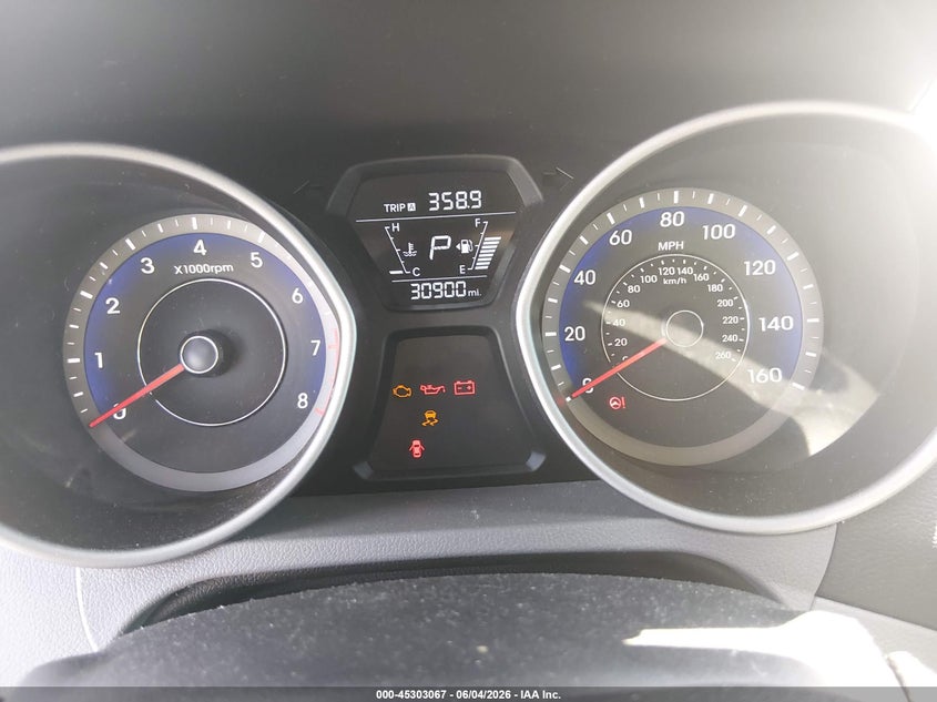 2014 Hyundai Elantra VIN KMHDH4AE0EU149189 IAAI salvage auction — FRONT END, Salvage Title, sold $725 on 2026-07-10 (photo 7)