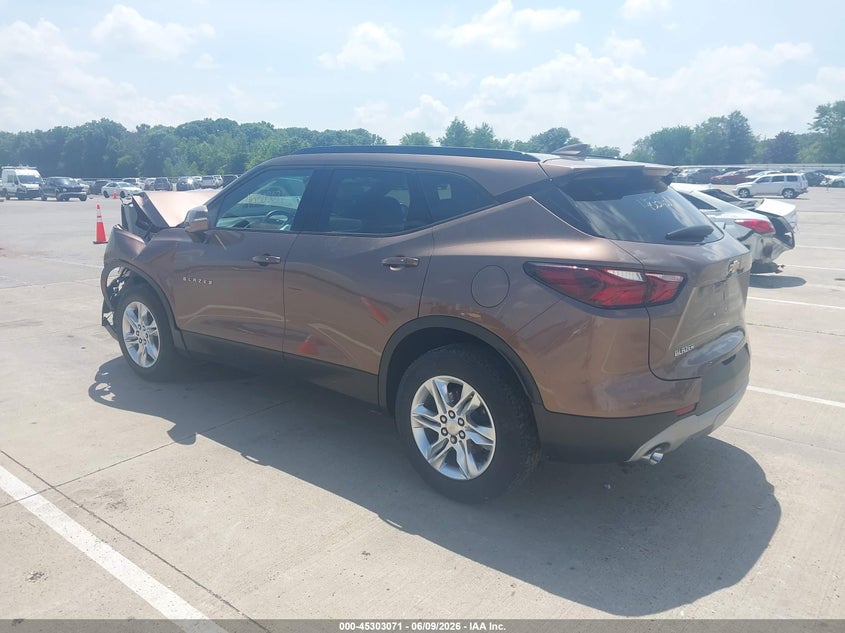 2019 Chevrolet Blazer VIN 3GNKBCRS5KS665312 IAAI salvage auction — FRONT END, Salvage Title, sold $2,100 on 2026-07-09 (photo 3)