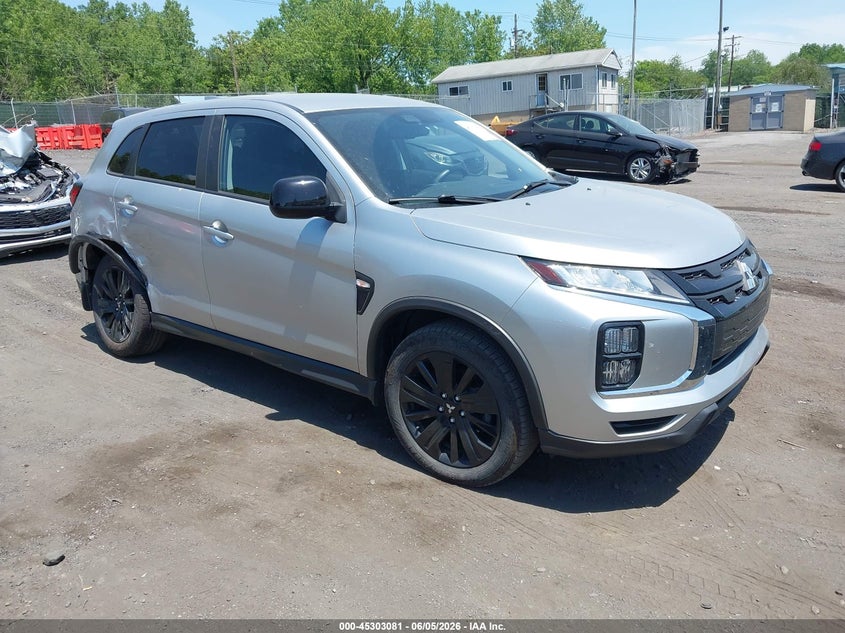 2022 Mitsubishi Outlander VIN JA4APUAU1NU008658 IAAI salvage auction — SIDE, Salvage Title, sold $4,450 on 2026-07-07 (photo 1)