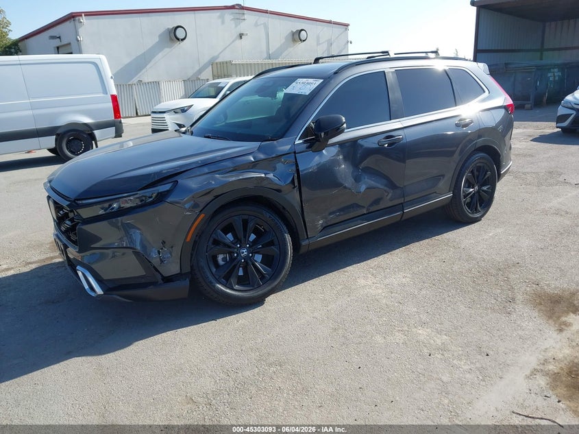 2024 Honda Cr-v VIN 2HKRS6H95RH801160 IAAI salvage auction — LEFT FRONT, Salvage (California), sold $15,400 on 2026-07-29 (photo 2)