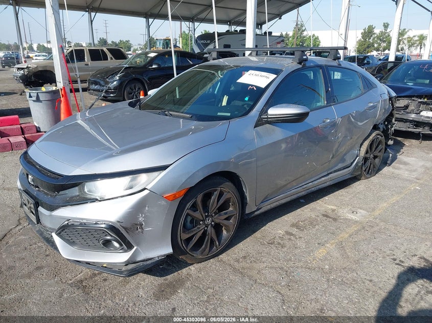 2018 Honda Civic VIN SHHFK7H46JU429147 IAAI salvage auction — LEFT REAR, Salvage Title, sold $3,400 on 2026-07-18 (photo 2)