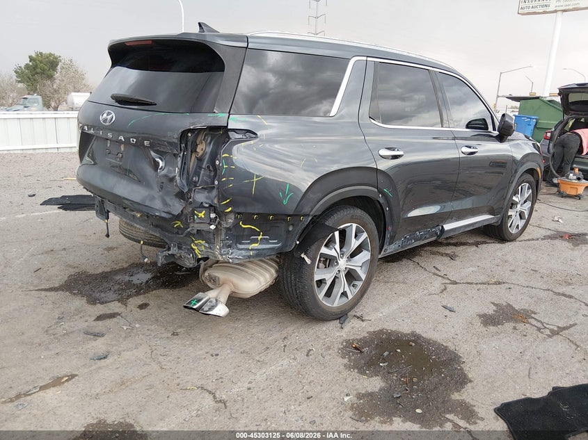 2020 Hyundai Palisade VIN KM8R44HE6LU029479 IAAI salvage auction — REAR END, Salvage (New Mexico), sold $825 on 2026-07-29 (photo 4)