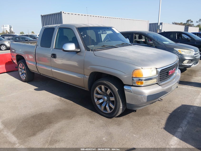 2001 Gmc Sierra 1500 VIN 1GTEK19VX1E337722 IAAI salvage auction — UNKNOWN, Salvage (California), sold $1,825 on 2026-07-09 (photo 1)