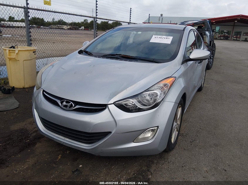 2012 Hyundai Elantra VIN KMHDH4AE2CU331330 IAAI salvage auction — LEFT SIDE, Salvage (Louisiana), sold $400 on 2026-07-27 (photo 2)