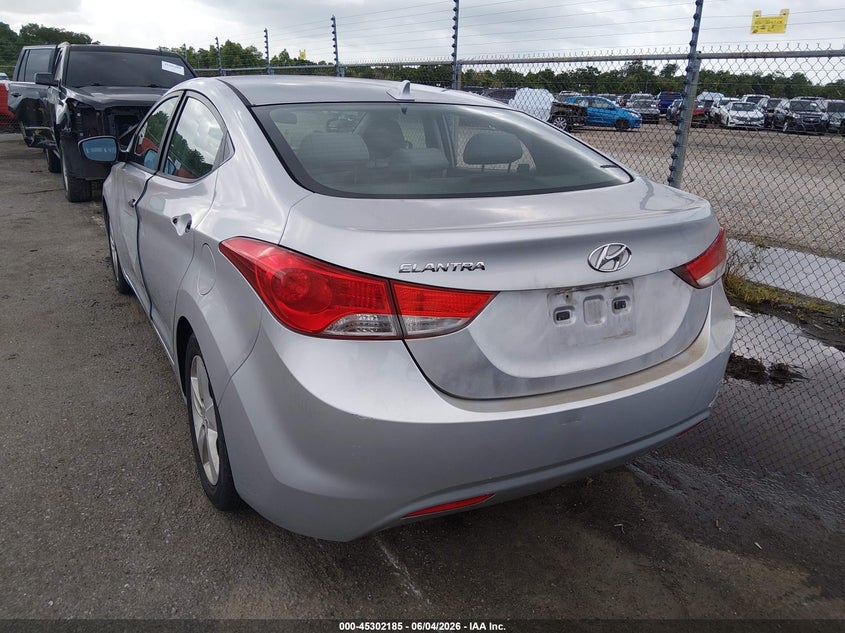 2012 Hyundai Elantra VIN KMHDH4AE2CU331330 IAAI salvage auction — LEFT SIDE, Salvage (Louisiana), sold $400 on 2026-07-27 (photo 3)