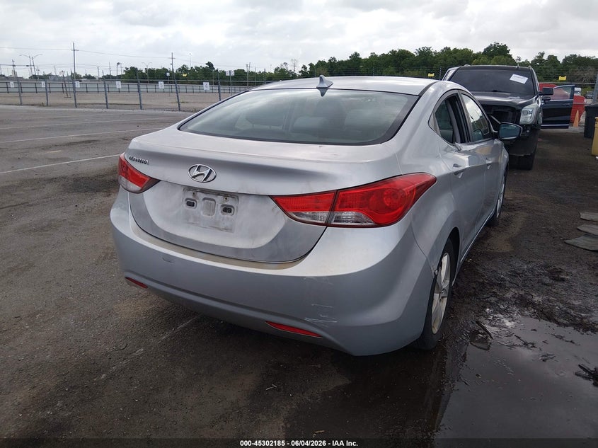 2012 Hyundai Elantra VIN KMHDH4AE2CU331330 IAAI salvage auction — LEFT SIDE, Salvage (Louisiana), sold $400 on 2026-07-27 (photo 4)