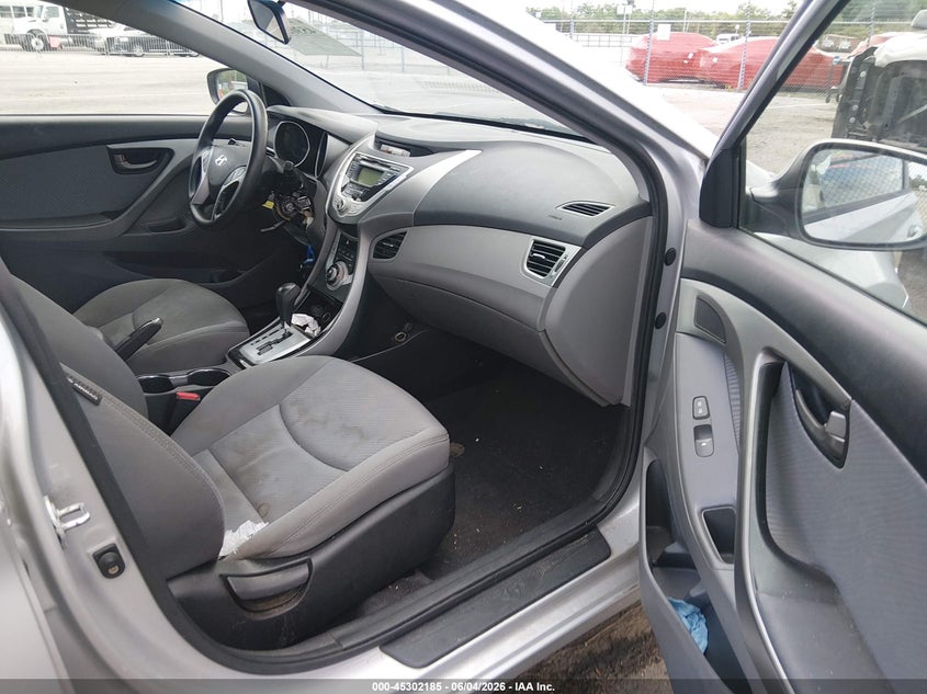 2012 Hyundai Elantra VIN KMHDH4AE2CU331330 IAAI salvage auction — LEFT SIDE, Salvage (Louisiana), sold $400 on 2026-07-27 (photo 5)