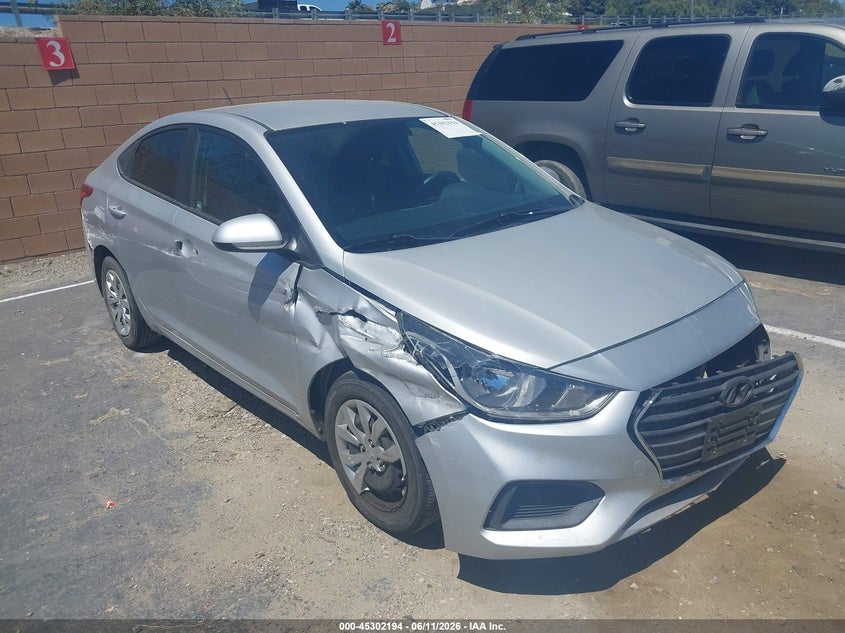 2021 Hyundai Accent VIN 3KPC24A69ME131569 IAAI salvage auction — FRONT END, Salvage Title, sold $2,150 on 2026-07-24 (photo 1)