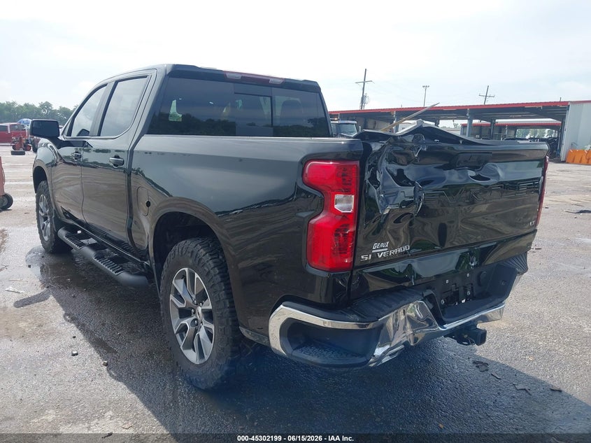 2025 Chevrolet Silverado VIN 1GCUKDE83SZ116132 IAAI salvage auction — REAR END, Salvage (Louisiana), sold $23,100 on 2026-07-21 (photo 3)