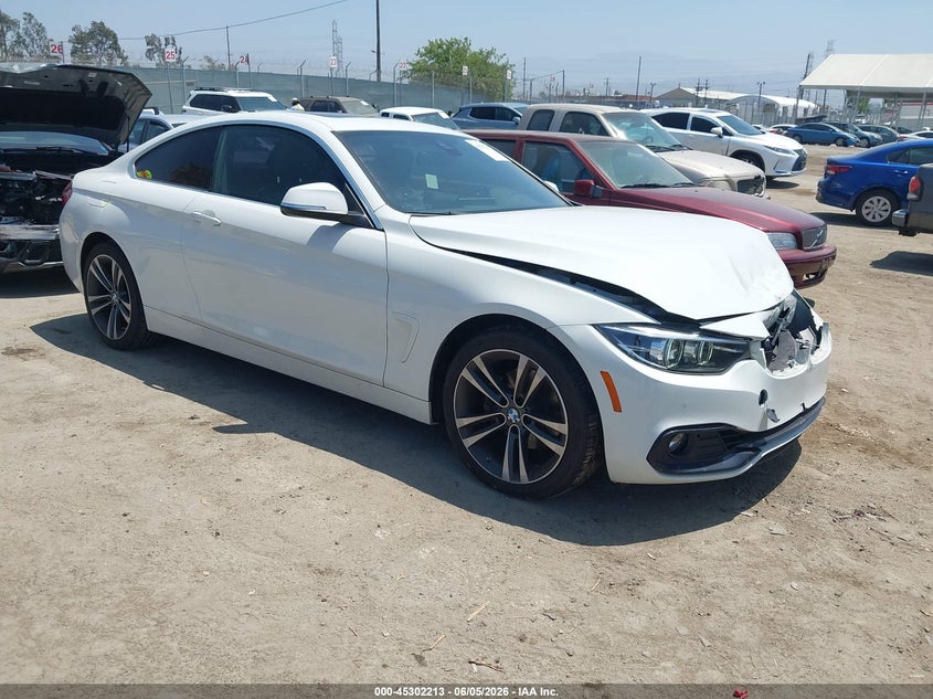2020 BMW 4er VIN WBA4W5C01LFH10776 IAAI salvage auction — FRONT END, Salvage Title, sold $6,375 on 2026-07-08 (photo 1)