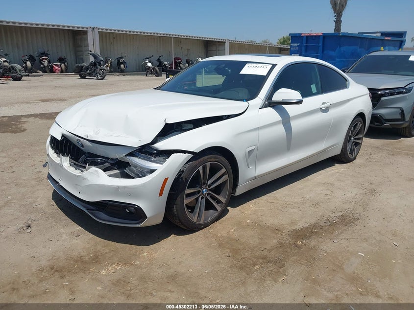 2020 BMW 4er VIN WBA4W5C01LFH10776 IAAI salvage auction — FRONT END, Salvage Title, sold $6,375 on 2026-07-08 (photo 2)
